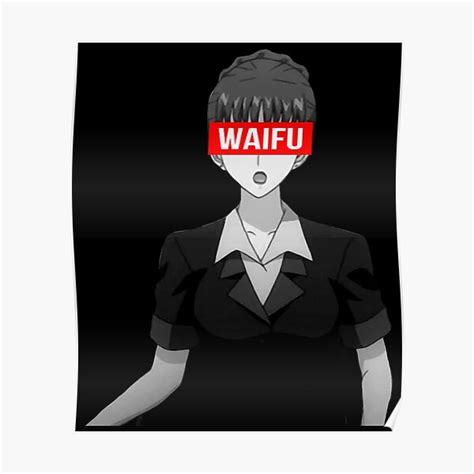 Waifu Risako Nagisa Hentai Anime Ästhetische Kunst Poster von UshaChristophe Redbubble