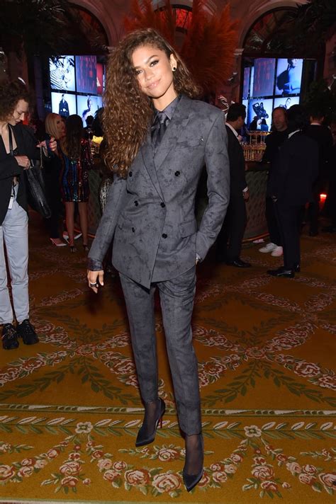 Zendaya Wears Berluti Suit to the 2019 Harper's Bazaar ICONS Party ...