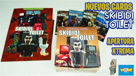 Skibidi Toilet Cards Game 2023 Apertura Sobres De Woow Stickers Perú