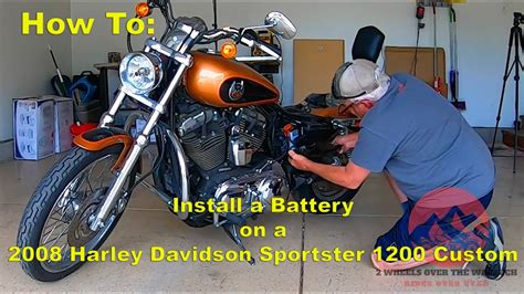 How To Install A Battery And Floating Charger In A Harley Davidson