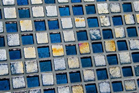 Swimming Pool Glass Tile Steel Blue Lightstreams