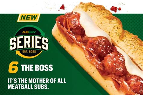 Subway Launches the Boss, a New Meatball Sub, with their Subway Series ...