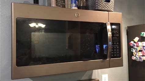 Ge Slate Microwavehood Appliance Review Youtube