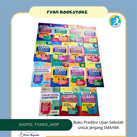 Jual Fyan Book Store Buku Prediksi Ujian Sekolah SMA MA Penerbit Putra