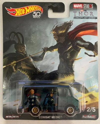Hot Wheels Thor Concept Art Series Marvel Studios Combat Medic
