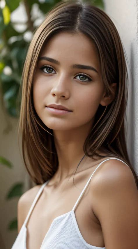 1 Spanish Girl Laia Manzanares Tween Model 17 Years Old 年轻