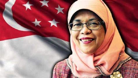 Halimah Yacob Mengenal Sosok Presiden Singapura Muslimah Pertama The