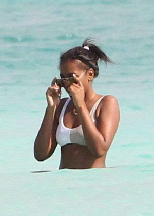 Natasha Obama In White Bikini Gotceleb