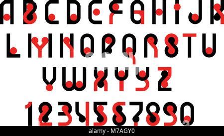 Dekorative Alphabet Vector Font Stock Vektorgrafik Alamy