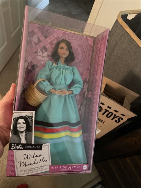 Barbie Inspiring Women Collectible Doll Wilma Mankiller In Turquoise