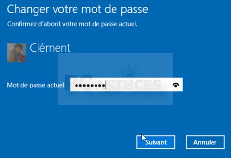 Changer Son Mot De Passe Windows 10