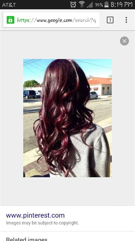 Cherry Dr Pepper Hair Color Cool Hair Color Aubergine Hair Color Hair