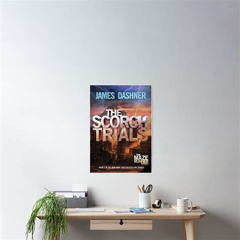 "The Scorch Trials Book Cover" Poster for Sale by A5-TheGlue | Redbubble