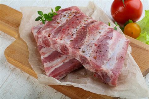 Raw Pork Ribs Stock Photo By AndreySt 118741196