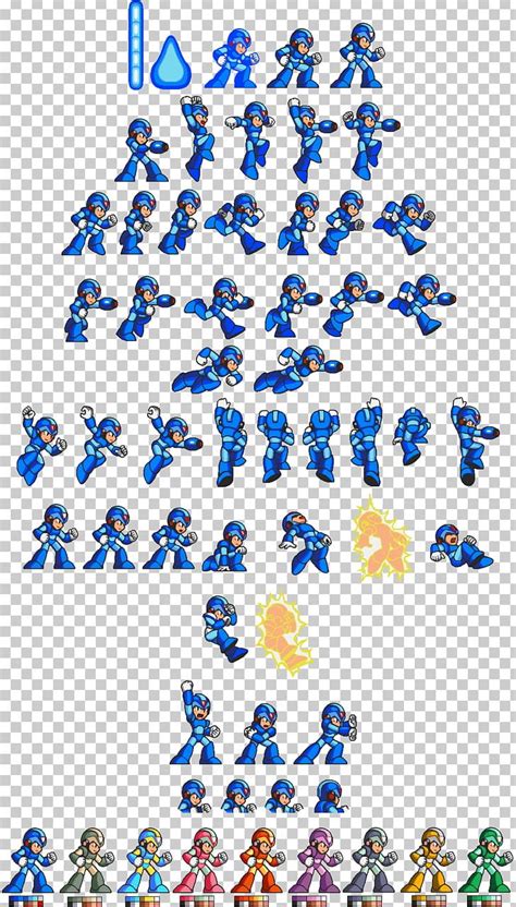 Megaman 8 Bit Sprites