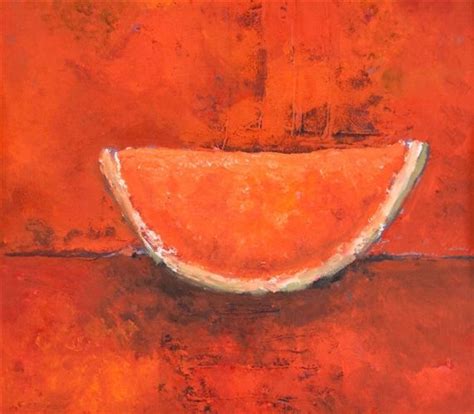 Rufino Tamayo Semi Abstract Painting Of Watermelon Creation Date