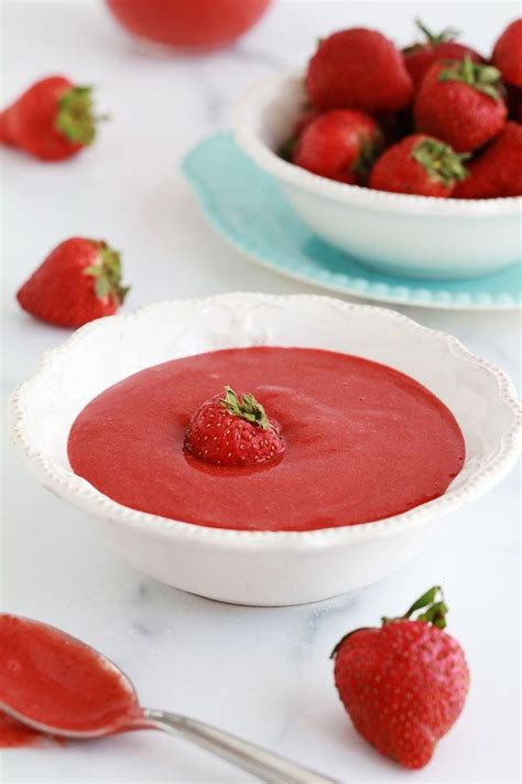 Recette Coulis De Fraises Sauce Fraise Avec Ou Sans Cuisson Artofit