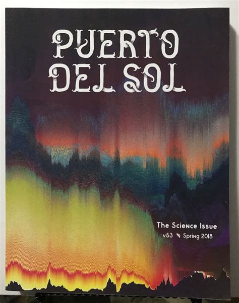 Puerto Del Sol Science Issue Fiction Poetry 53 Spring 2018 Free