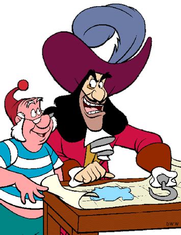 *SMEE & CAPTAIN HOOK ~ Peter Pan, 1953 | Disney movie characters, Peter ...