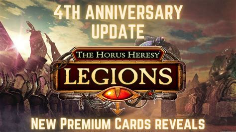 The Horus Heresy Legions New Premium Cards Reveals Youtube