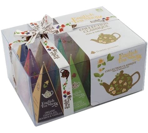 English Tea Shop Organic Classic Collection Gift Box Pyramid Prisms