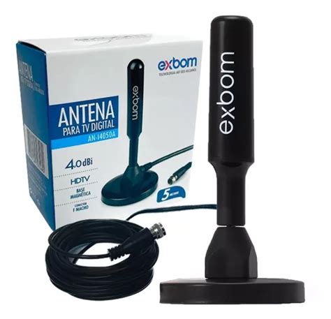 Kit Antena Tv Digital Interna Externa Prova Agua E Cabo M Mercadolivre