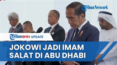 Jokowi Jadi Imam Salat Di Abu Dhabi UEA Disambut Hangat Pengurus