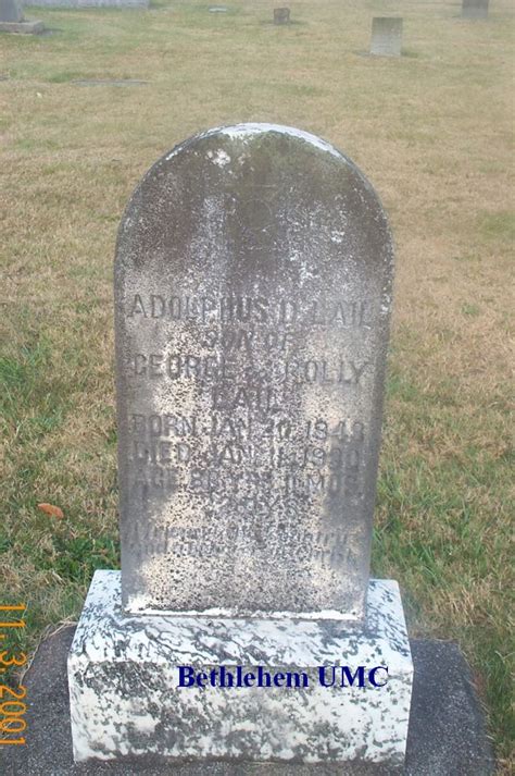 Adolphus Delcony Dolph Lail Find A Grave Memorial