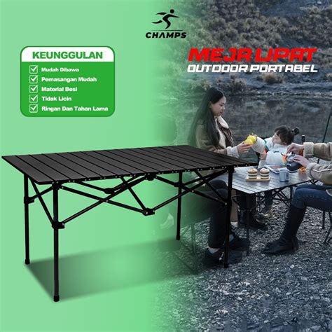 Jual Meja Lipat Camping Taffsport Kursi Lipat Outdoor Portable Meja