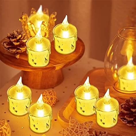 Novelty Place Flameless Led Votive Candles Longest Lasting Battery Operated Flickering Led