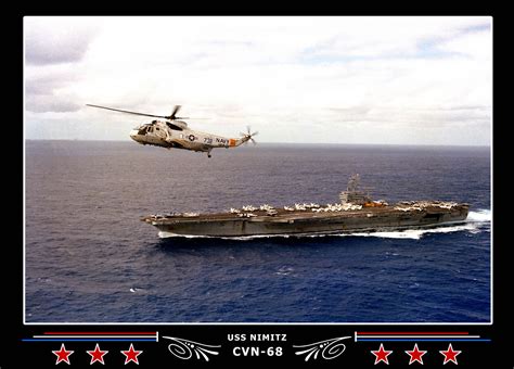 USS Nimitz CVN-68 Canvas Photo Print – Navy Emporium