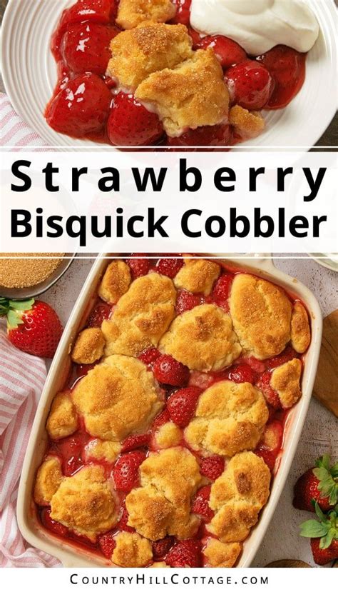 Bisquick Strawberry Cobbler | Recipe | Strawberry cobbler recipes ...