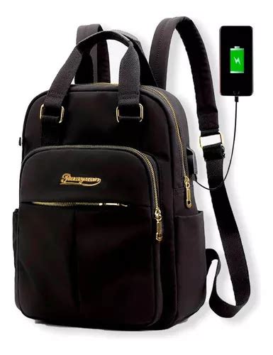 Morral Morral Klizz Mochila Bolsa Feminina Antifurto Usb Casual