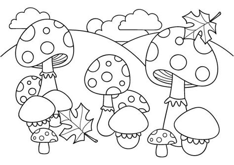 15 Adorable Coloriage Champignons Collection COLORIAGE