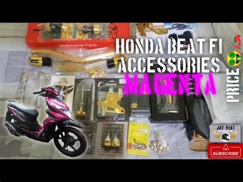 honda beat fi  accessories youtube
