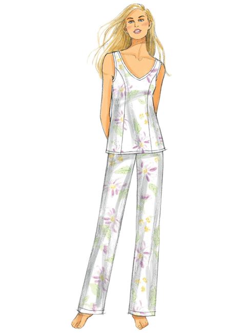 Sewing Pattern For Womens Lingerie Robe Nightgown Pattern Etsy