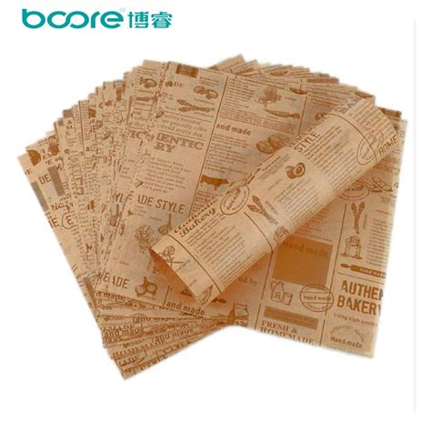 Food Packaging Paper Parchment Paper Sandwich Packaging China