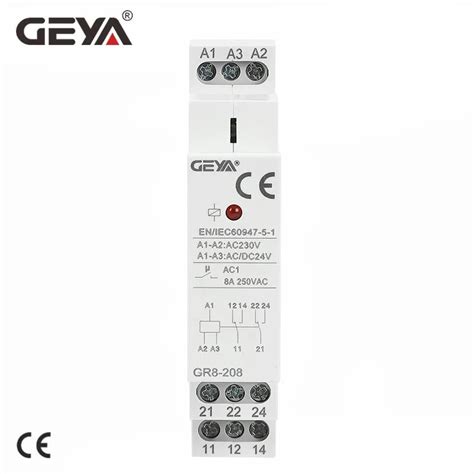 GEYA Din Schiene GR8 AC230V DC24V Oder AC DC110V Zwischen Relais Hilfs