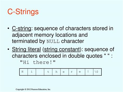 Ppt Chapter Characters C Strings And More About The String