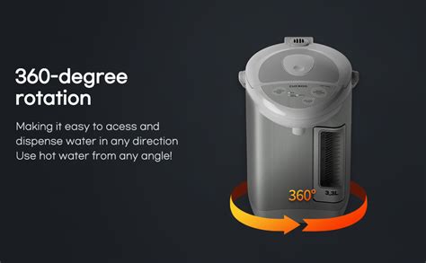 Amazon CUCKOO Electric Hot Water Urn Pot Dispenser 3 3L 111 Oz Safety Lock Rotating