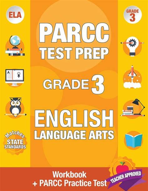 Parcc Test Prep Grade 3 English Workbook And 1 Parcc Practice Test