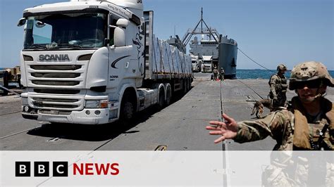 US Military Ends Gaza Floating Aid Pier Mission BBC News World News