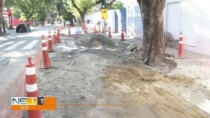 Obra Da Compesa Interdita Trecho Da Rua Am Lia Na Zona Norte Do Recife