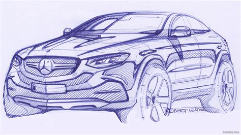 Mercedes Benz Gle Class Coupe Wallpaper Car Design Sketch Car