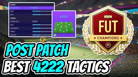 FIFA 21 4222 POST PATCH PRO PLAYER CUSTOM TACTICS PLAYER