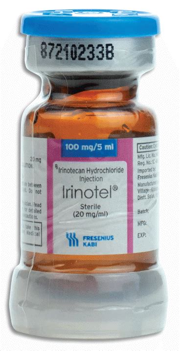 Image Of Irinotel Infusion 100 Mg 5 Ml MIMS Thailand