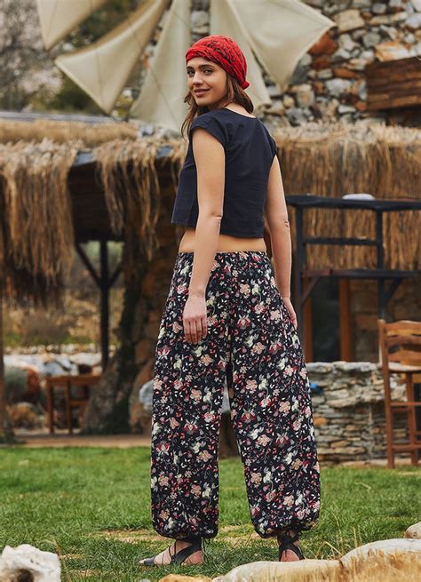 Floral Harem Pants For Women