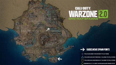 Dmz Updated Map With All 28 Spawn Points On Al Mazhra