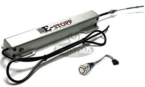 New E Stopp Push Button Electric Emergency Brake Kit With Billet Button