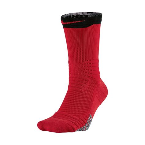 Nike Grip Versatility Crew Basketball Socks 658university Red